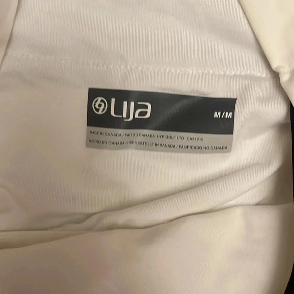 Lija white and black athletic tank size medium - Picture 2 of 6